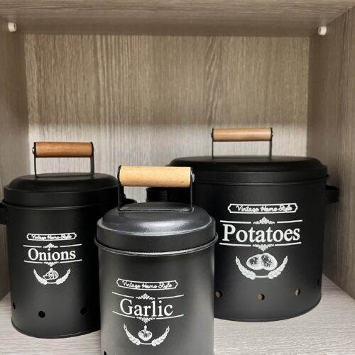 סט לאיחסון שום , בצל ותפוחי אדמה